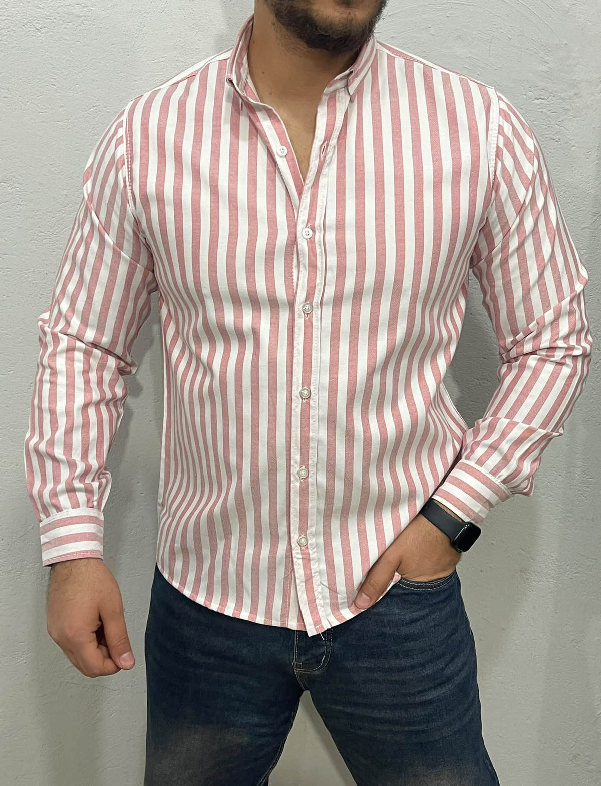 Premium Striped Oxford Shirt