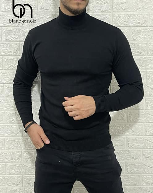 mockneck pullover