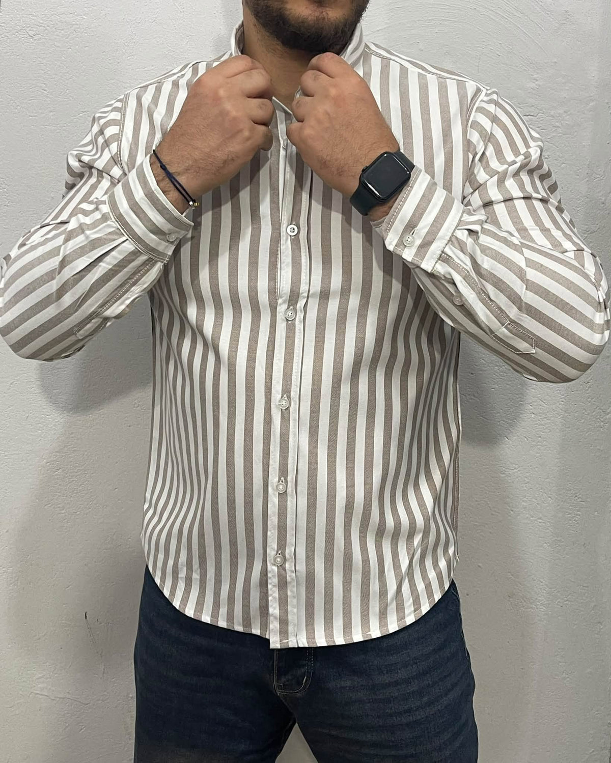 Premium Striped Oxford Shirt