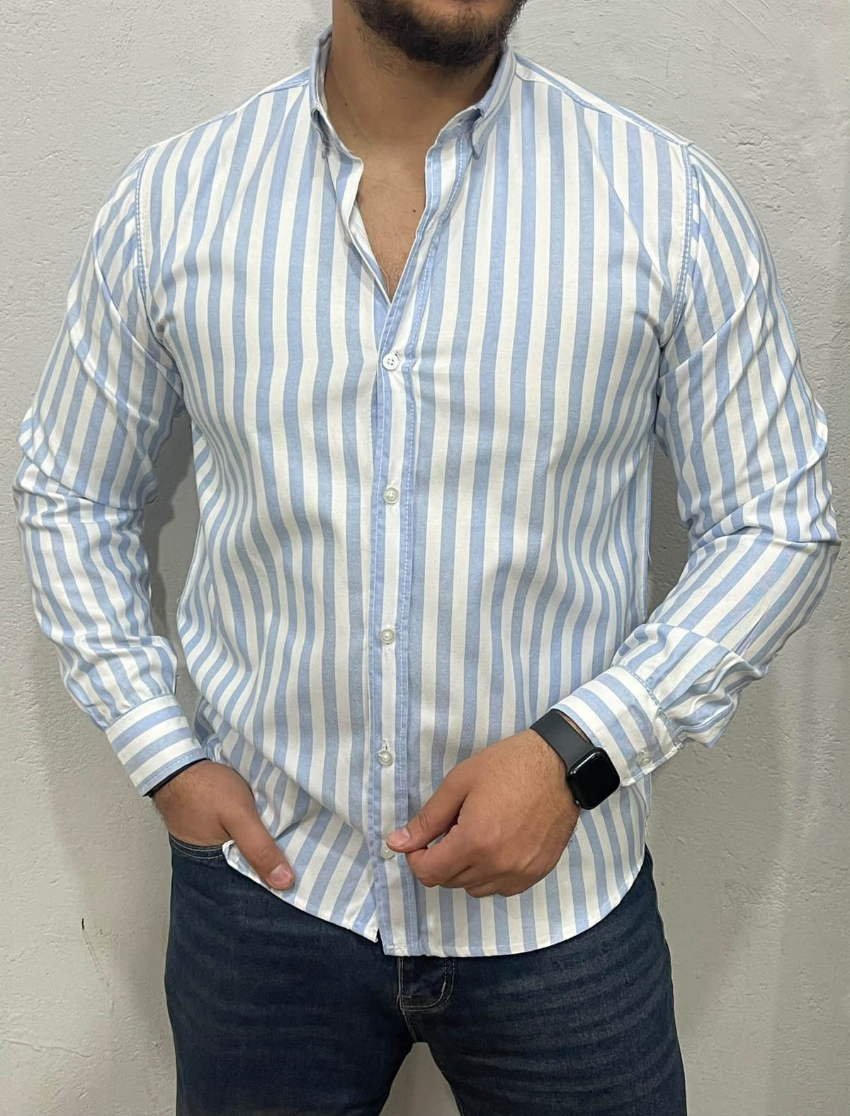 Premium Striped Oxford Shirt
