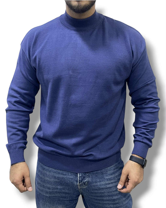 mock neck pullover
