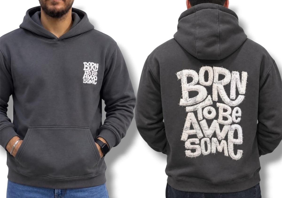 printed Hoodie - born