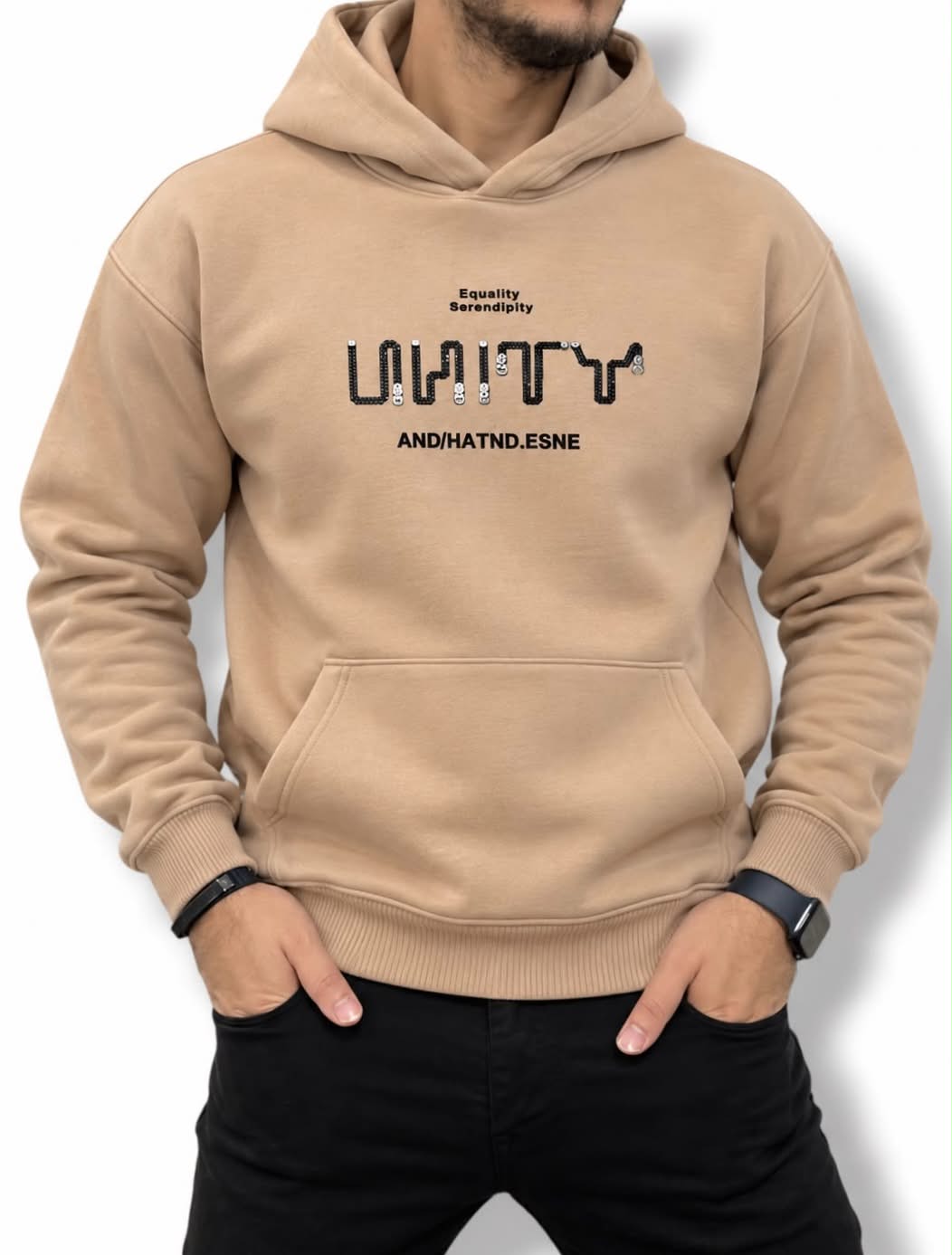 printed Hoodie-zip